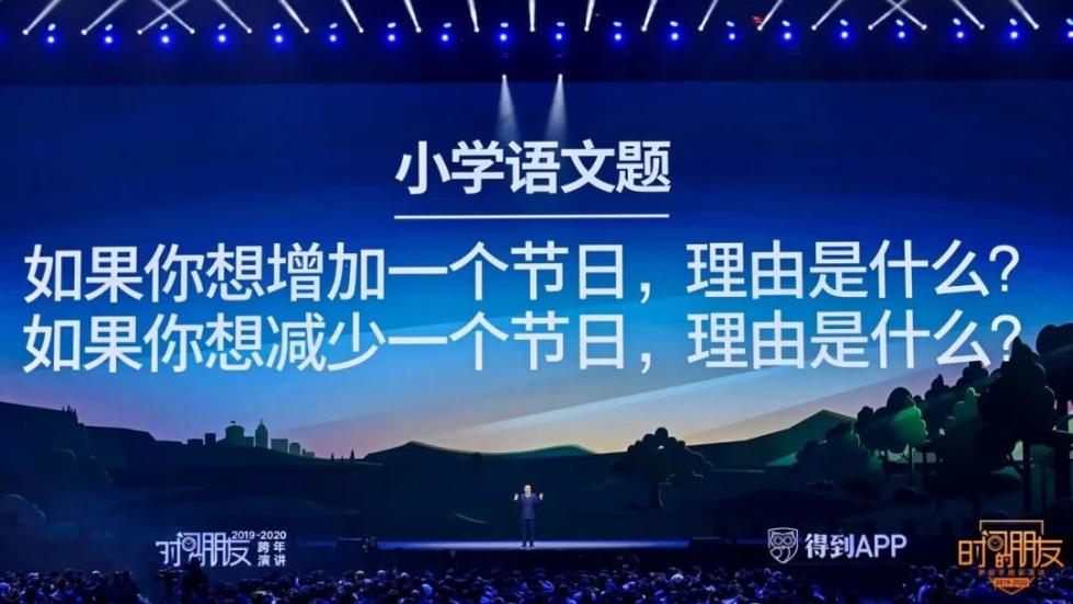 罗振宇2019-2020“时间的朋友”跨年演讲未删减全文