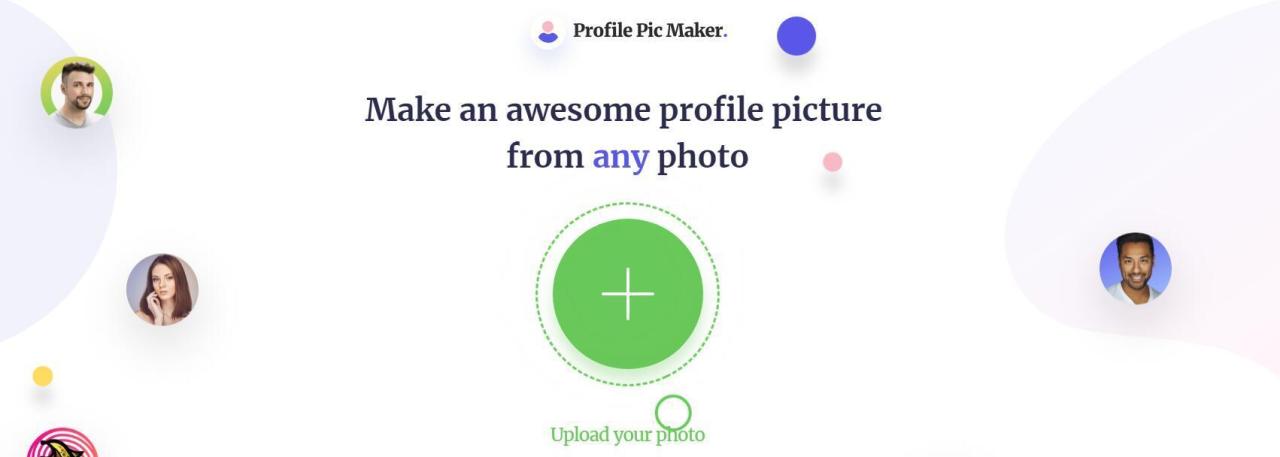 Profile Pic Maker，免费头像在线工具，自动去背景